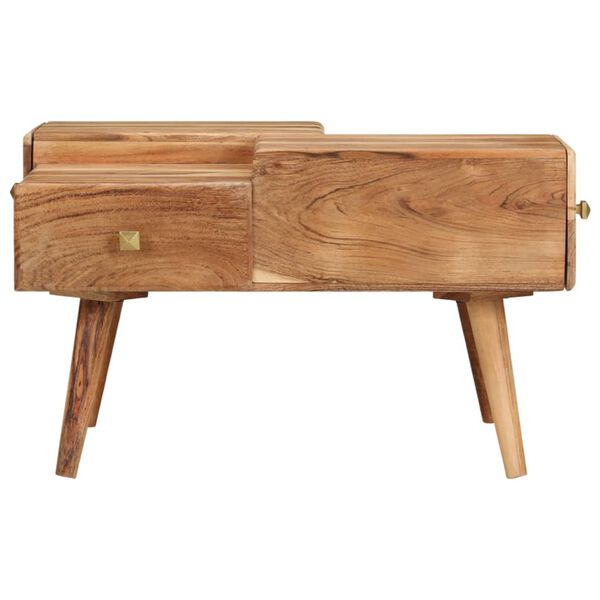 vidaXL Table basse 70x60x42 cm Bois solide d'acacia