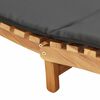 vidaXL Transat de jardin Marron 198 x 55 x 58,5 cm Bois de teck massif