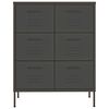 vidaXL Armoire &agrave; tiroirs Anthracite 80x35x101,5 cm Acier
