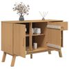 vidaXL Buffet OLDEN marron 114x43x73,5 cm bois massif de pin