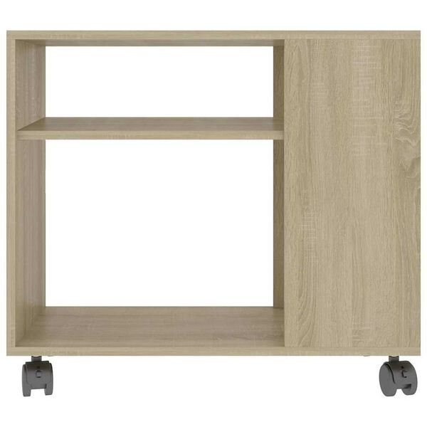 vidaXL Table d'appoint Ch&ecirc;ne sonoma 70x35x55 cm Bois d'ing&eacute;nierie