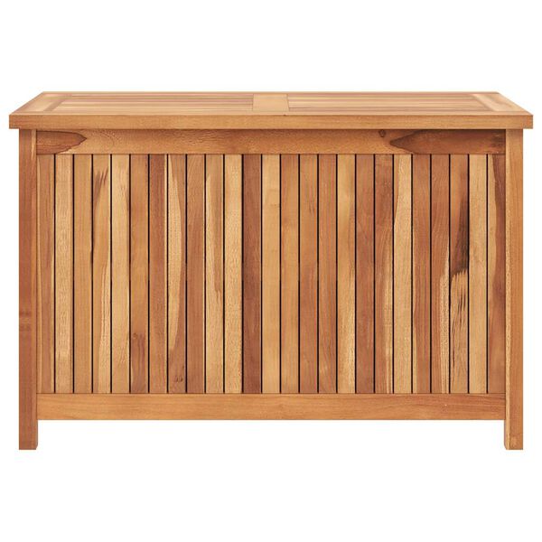 vidaXL Bo&icirc;te de rangement de jardin 90x50x58 cm Bois de teck solide