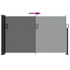 vidaXL Store lat&eacute;ral r&eacute;tractable Anthracite 120 x 500 cm