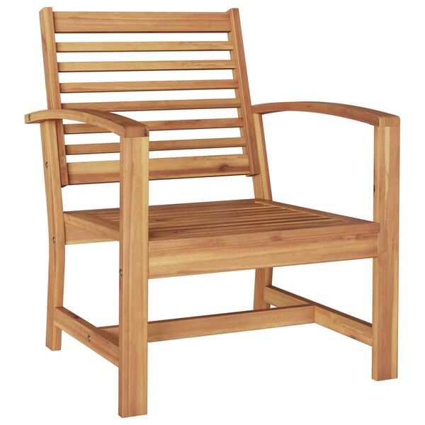 vidaXL Chaises de jardin 2 pcs Naturel 60 x 65 x 76.5 cm