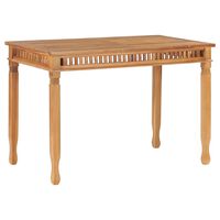 vidaXL Table à manger de jardin 110x65x80 cm bois de teck solide