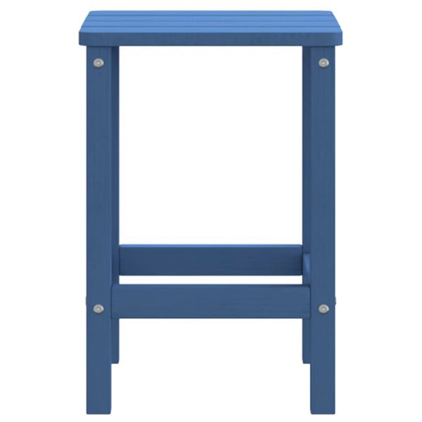 vidaXL Table de jardin Adirondack Bleu marine 38x38x46 cm PEHD