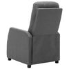 vidaXL Fauteuil inclinable &eacute;lectrique gris clair tissu