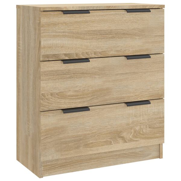 vidaXL Buffet Ch&ecirc;ne sonoma 60x30x70 cm Bois d'ing&eacute;nierie