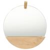 322801 vidaXL Wall Mirror Solid Pinewood 35 cm