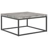 vidaXL Table basse 75x75x38 cm Aspect de b&eacute;ton