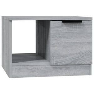 vidaXL Table basse sonoma gris 50x50x36 cm bois d'ing&eacute;nierie