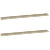 vidaXL &Eacute;tag&egrave;res murales 2 pcs ch&ecirc;ne sonoma 115x9x3 cm
