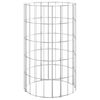vidaXL Lit sur&eacute;lev&eacute; &agrave; gabion circulaire 3 pcs Acier galvanis&eacute; &Oslash;30x50cm