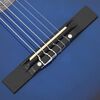 vidaXL Guitare découpée classique occidentale 6 cordes Bleu ombré 38"
