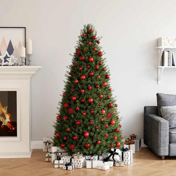 vidaXL Boules de No&euml;l 100 pcs rouge bordeaux 3 / 4 / 6 cm