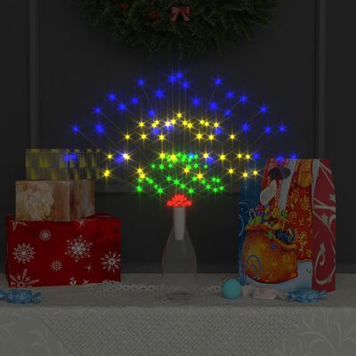 vidaXL Feu d'artifice de Noël d'extérieur Multicolore 20 cm 140 LED