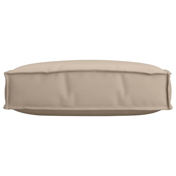 vidaXL Coussin Taupe 60 x 60 x 12 cm Tissu Oxford