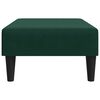 vidaXL Repose-pied vert fonc&eacute; 77x55x31 cm velours
