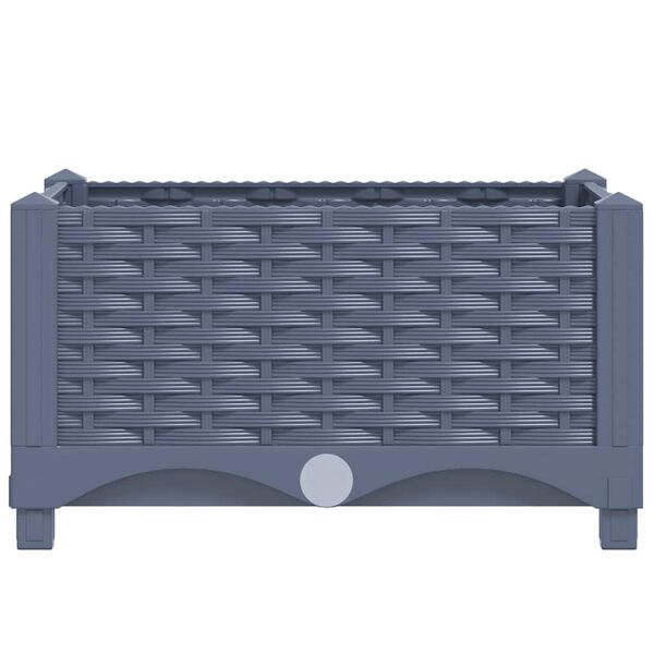 vidaXL Lit surélevé 40x40x23 cm Polypropylène