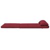 vidaXL Coussins de chaise adirondack lot de 2 rouge bordeaux