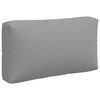 vidaXL Coussins de palette lot de 3 gris tissu