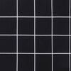 vidaXL Coussins de banc de jardin lot de 2 carreaux noir 120x50x7 cm