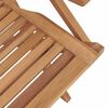 vidaXL Chaises de jardin pliantes lot de 2 56x63x90cm bois massif teck