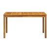 vidaXL Table de jardin 140x80x74 cm Bois d'acacia massif