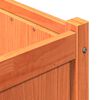 vidaXL Jardini&egrave;re cire marron 150x50x50 cm bois de pin massif