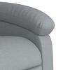 vidaXL Fauteuil inclinable gris clair tissu