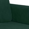 vidaXL Ensemble de canap&eacute;s 2 pcs vert fonc&eacute; velours