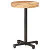 vidaXL Table de bistro Ronde &Oslash;50x75 cm Bois de manguier brut