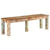 vidaXL Banc 160x35x46 cm bois de r&eacute;cup&eacute;ration massif
