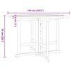 vidaXL Ensemble &agrave; manger d'ext&eacute;rieur pliable 5 pcs Bois solide de teck