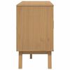 vidaXL Buffet OLDEN marron 114x43x73,5 cm bois massif de pin