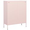 vidaXL Armoire de rangement Rose 80x35x101,5 cm Acier