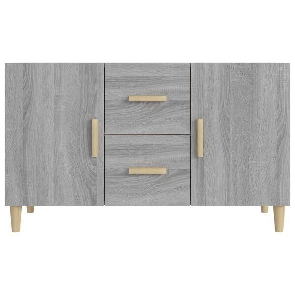 vidaXL Buffet sonoma gris 100x36x60 cm bois d'ing&eacute;nierie