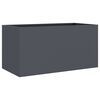 vidaXL Jardini&egrave;re anthracite 62x30x29 cm acier