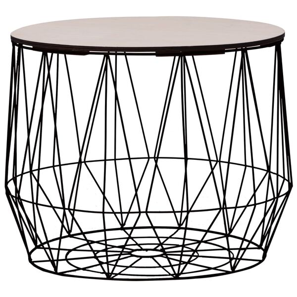 vidaXL Tables basses 2 pcs noir