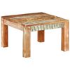 vidaXL Table basse 55x55x35 cm Bois de récupération massif