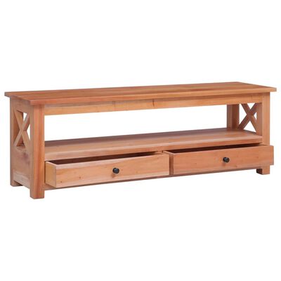 vidaXL Meuble TV 120x30x40 cm Bois d'acajou massif