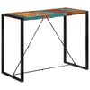 vidaXL Table de bar 140x70x110 cm bois massif de récupération