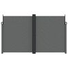 vidaXL Auvent lat&eacute;ral r&eacute;tractable Anthracite 200x1200 cm