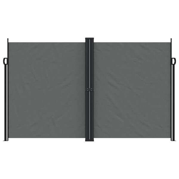 vidaXL Auvent lat&eacute;ral r&eacute;tractable Anthracite 200x1200 cm
