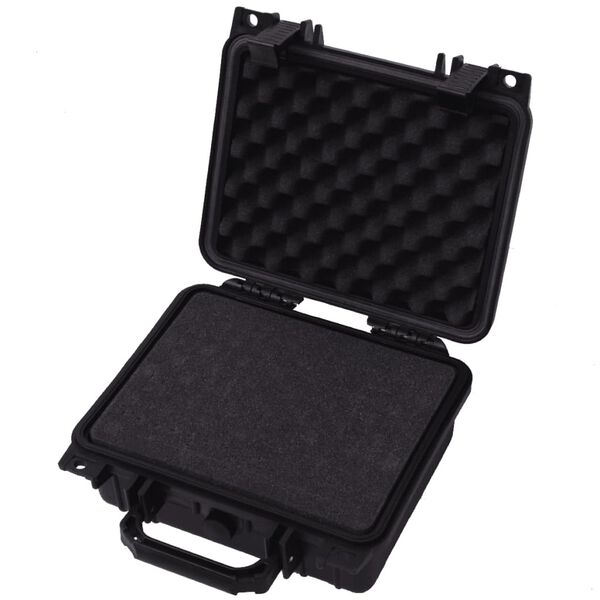 vidaXL Boîte de protection Noir 27 x 24,6 x 12,4 cm