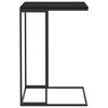 vidaXL Table d'appoint Noir 40x30x59 cm Bois d'ingénierie