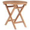 vidaXL Table pliable de jardin 45 cm Bois de teck solide