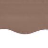 vidaXL Tissu de remplacement pour auvent Marron 3,5x2,5 m