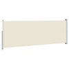 vidaXL Auvent lat&eacute;ral r&eacute;tractable 160 x 500 cm Cr&egrave;me