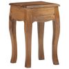 vidaXL Table de chevet 28x28x46 cm Bois de manguier massif